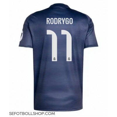 Billiga Real Madrid Rodrygo Goes #11 Borta fotbollskläder 2025-26 Kortärmad Billiga Real Madrid Rodrygo Goes #11 Borta fotbollskläder 2025-26 Kortärmad